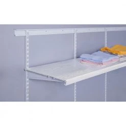 Everbilt 2 ft. x 12 in. Decorative Shelf Cover - White 15 Everbilt 2 ft. x 12 in. Decorative Shelf Cover - White -Everbilt Store american white oak everbilt garage storage shelves 90315 31 1000