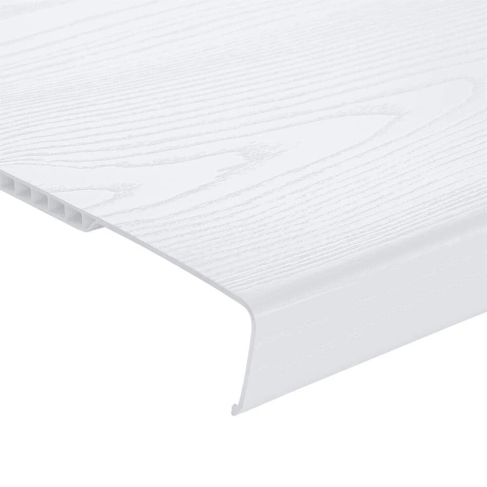 Everbilt 2 ft. x 12 in. Decorative Shelf Cover - White 2 Everbilt 2 ft. x 12 in. Decorative Shelf Cover - White - Image 2