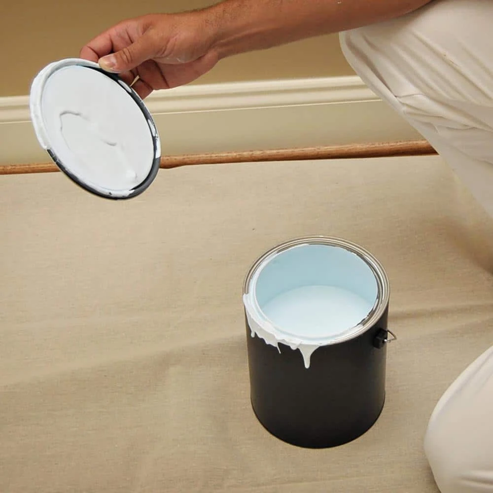 Everbilt 9 ft. x 12 ft. 8 oz. Heavyweight Canvas Drop Cloth 4 Everbilt 9 ft. x 12 ft. 8 oz. Heavyweight Canvas Drop Cloth - Image 4