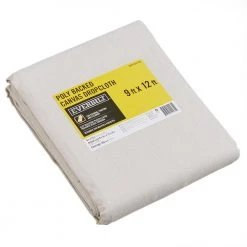 Everbilt 9 ft. W x 12 ft. L Poly Backed Canvas Drop Cloth
