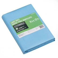 Everbilt 9 ft. x 12 ft. Slip Resistant Paper/Poly Drop Cloth