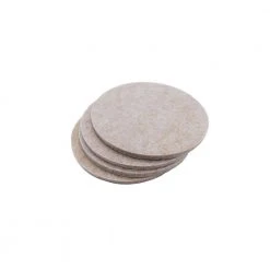 Everbilt 4 in. Beige Round Felt Heavy Duty Self-Adhesive Furniture Pads (4-Pack) -Everbilt Store beige cream everbilt furniture accessories 49921 76 1000