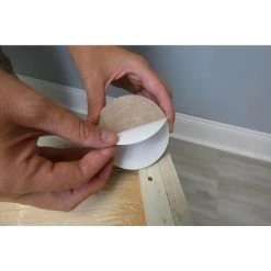 Everbilt 3 in. Beige Round Felt Heavy Duty Self-Adhesive Furniture Pads (4-Pack) -Everbilt Store beige cream everbilt furniture accessories 49928 1d 1000