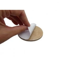 Everbilt 3 in. Beige Round Felt Heavy Duty Self-Adhesive Furniture Pads (4-Pack) -Everbilt Store beige cream everbilt furniture accessories 49928 66 1000