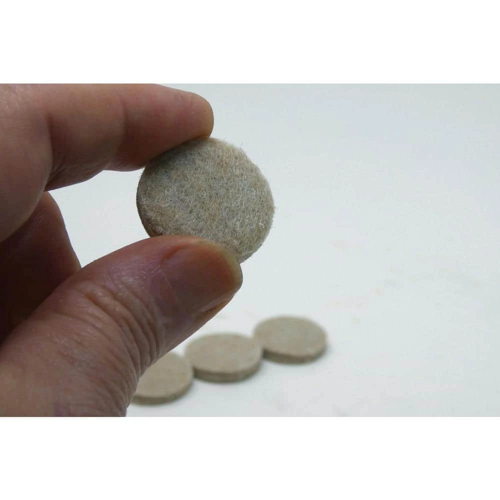 Everbilt Assorted Beige Heavy-Duty Self-Adhesive Strips, Round and Rectangular Felt Furniture Pads Value Pack (27-Piece) 5 Everbilt Assorted Beige Heavy-Duty Self-Adhesive Strips, Round and Rectangular Felt Furniture Pads Value Pack (27-Piece) - Image 5