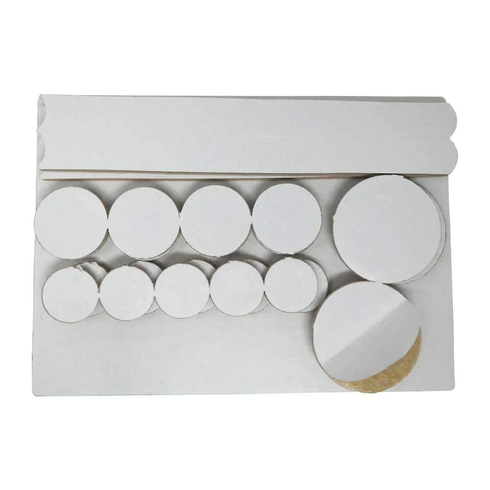 Everbilt Assorted Beige Heavy-Duty Self-Adhesive Strips, Round and Rectangular Felt Furniture Pads Value Pack (27-Piece) 9 Everbilt Assorted Beige Heavy-Duty Self-Adhesive Strips, Round and Rectangular Felt Furniture Pads Value Pack (27-Piece) - Image 9