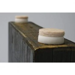 Everbilt 1 in. Beige Round Felt Nail-On Furniture Glides for Floor Protection (8-Pack) -Everbilt Store beige cream everbilt furniture accessories 49955 31 1000