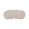 Everbilt 5 in. Beige Reusable Felt Round Furniture Sliders for Hard Floors (4-Pack)
