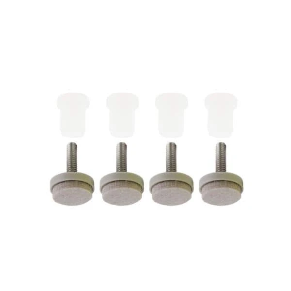 Everbilt 1 in. Beige Threaded Furniture Felt Glide (4-Pack) 1 Everbilt 1 in. Beige Threaded Furniture Felt Glide (4-Pack)