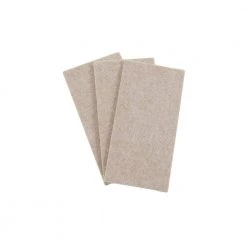 Everbilt 2 in. x 4 in. Heavy-Duty Self-Adhesive Beige Felt Blanket (3-Pack)