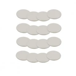 Everbilt 3-1/2 in. Beige Reusable Round Furniture Sliders for Carpet (16-Pack)