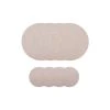 Everbilt 7 in. and 3-1/2 in. Beige Reusable Felt Sliders for Hard Floors (8-Pack)