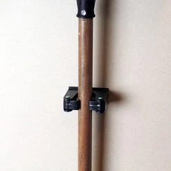 Everbilt Large Storage Rubber Grip Wall Mount Holder 6.6 lbs -Everbilt Store black everbilt garage storage hooks 24215 1d 1000