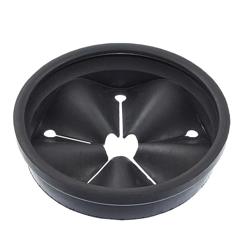 Everbilt 3-3/8 in. Rubber Disposer Splash Guard in Black 1 Everbilt 3-3/8 in. Rubber Disposer Splash Guard in Black