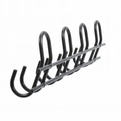 Everbilt Heavy Duty Steel 20-3/4 in Wall Mount Storage Hook and Rail 100 lbs -Everbilt Store black everbilt hooks 14939 4f 1000
