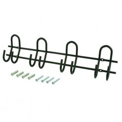 Everbilt Heavy Duty Steel 20-3/4 in Wall Mount Storage Hook and Rail 100 lbs