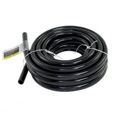 Everbilt 1/2 in. O.D. x 3/8 in. I.D. x 20 ft. Black Vinyl Tube