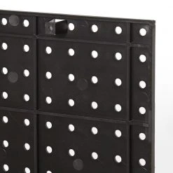 Everbilt 16 in. H x 16 in. W Plastic Pegboard in Black (50 lbs.) -Everbilt Store black everbilt pegboards 814450 1f 1000