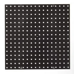 Everbilt 16 in. H x 16 in. W Plastic Pegboard in Black (50 lbs.)
