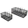 Everbilt Steel Mesh Pegboard Basket in Black (2-Pack)