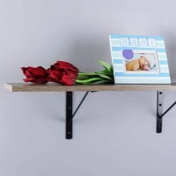 Everbilt 10 in. x 8 in. Black Medium Duty Shelf Bracket -Everbilt Store black everbilt shelving brackets 14287 1d 1000