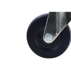 Everbilt 2 in. Black Hard Rubber and Steel Swivel Threaded Stem Caster with 80 lb. Load Rating (2-Pack) -Everbilt Store blacks everbilt casters 49344 44 1000