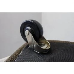 Everbilt 2 in. Black Hard Rubber and Steel Swivel Threaded Stem Caster with 80 lb. Load Rating (2-Pack) -Everbilt Store blacks everbilt casters 49344 66 1000