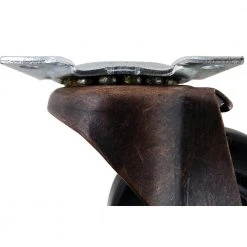 Everbilt 2 in. Black Soft Rubber and Copper Swivel Plate Caster with 80 lb. Load Rating (2-Pack) -Everbilt Store blacks everbilt casters 49346 66 1000