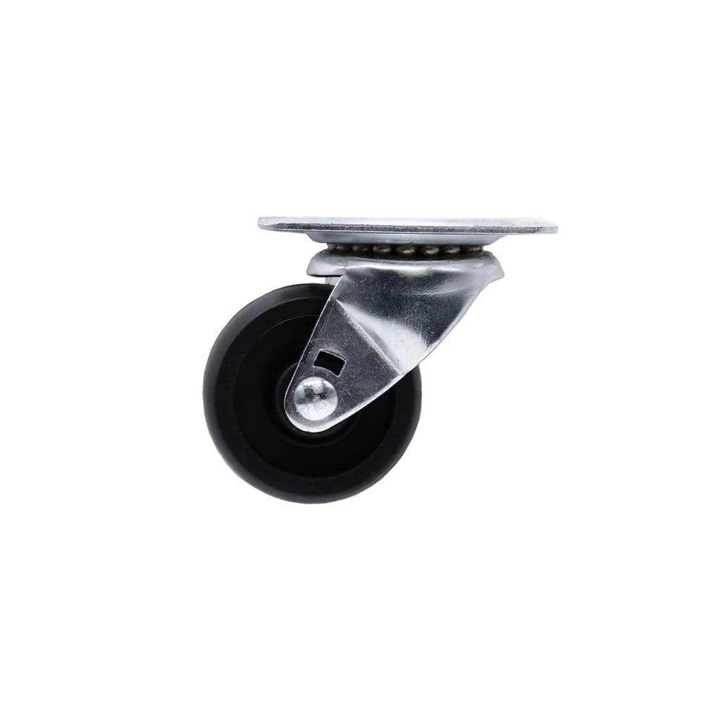 Everbilt 2 in. Black Polypropylene and Steel Swivel Plate Caster with 125 lb. Load Rating 7 Everbilt 2 in. Black Polypropylene and Steel Swivel Plate Caster with 125 lb. Load Rating - Image 7