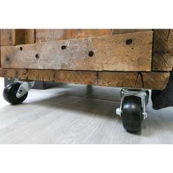 Everbilt 2 in. Black Soft Rubber and Steel Swivel Plate Caster with 90 lb. Load Rating -Everbilt Store blacks everbilt casters 49477 40 1000