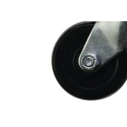 Everbilt 2 in. Black Soft Rubber and Steel Swivel Plate Caster with 90 lb. Load Rating -Everbilt Store blacks everbilt casters 49477 44 1000