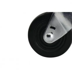 Everbilt 3 in. Black Soft Rubber and Steel Swivel Plate Caster with 175 lbs. Load Rating -Everbilt Store blacks everbilt casters 49479 44 1000