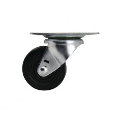 Everbilt 3 in. Black Soft Rubber and Steel Swivel Plate Caster with 175 lbs. Load Rating -Everbilt Store blacks everbilt casters 49479 c3 1000