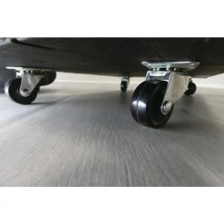 Everbilt 1-1/2 in. Black Soft Rubber and Steel Swivel Plate Caster with 40 lb. Load Rating -Everbilt Store blacks everbilt casters 49489 31 1000