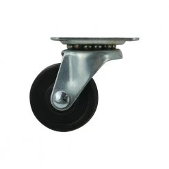 Everbilt 1-1/2 in. Black Soft Rubber and Steel Swivel Plate Caster with 40 lb. Load Rating -Everbilt Store blacks everbilt casters 49489 c3 1000