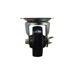 Everbilt 4 in. Black Soft Rubber and Steel Swivel Plate Caster with Locking Brake and 225 lbs. Load Rating 16 Everbilt 4 in. Black Soft Rubber and Steel Swivel Plate Caster with Locking Brake and 225 lbs. Load Rating -Everbilt Store blacks everbilt casters 49512 4f 1000