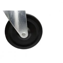 Everbilt 4 in. Black Hard Rubber and Steel Swivel Gate Caster with Adjustable Spring Bracket and 125 lb. Load Rating -Everbilt Store blacks everbilt casters 49785 44 1000