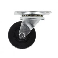 Everbilt 4 in. General Duty Black Polyproplyene Swivel Plate Caster 225 lbs. Weight Capacity