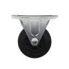 Everbilt 2 in. General Duty Black Polyproplyene Rigid Plate Caster with 90 lbs. Weight Capacity