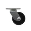 Everbilt 1-5/8 in. Light Duty Black Plastic Swivel Plate Casters 50 lbs. Weight Capacity (4-Pack)