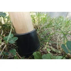 Everbilt 1 in. Black Rubber Leg Caps for Table, Chair, and Furniture Leg Floor Protection (4-Pack) -Everbilt Store blacks everbilt furniture accessories 49128 1d 1000