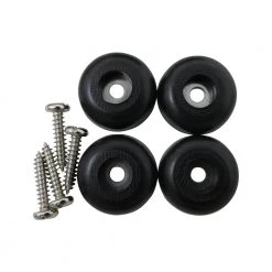 Everbilt 1 in. Heavy Duty Anti-Skid Surface Pads (4-Pack) -Everbilt Store blacks everbilt furniture accessories 49644 44 1000