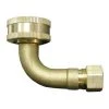 Everbilt 3/4 in. FHT x 3/8 in. OD Compression 90-Degree Brass Elbow Adapter Fitting
