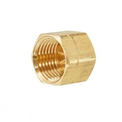 Everbilt 1/2 in. FIP Brass Cap Fitting -Everbilt Store brass everbilt brass fittings 802159 fa 1000