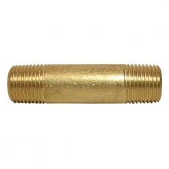 Everbilt 1/2 in. x 2-1/2 in. MIP Brass Nipple Fitting