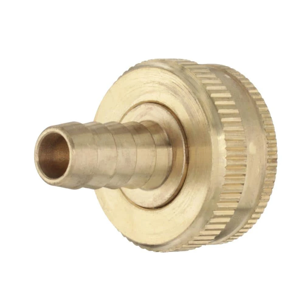 Everbilt 3/8 in. Barb x 3/4 in. FHT Brass Adapter Fitting 1 Everbilt 3/8 in. Barb x 3/4 in. FHT Brass Adapter Fitting