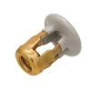 Everbilt 1/4 in. Brass Plated Mirror Mount Nut