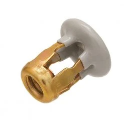 Everbilt 1/4 in. Brass Plated Mirror Mount Nut
