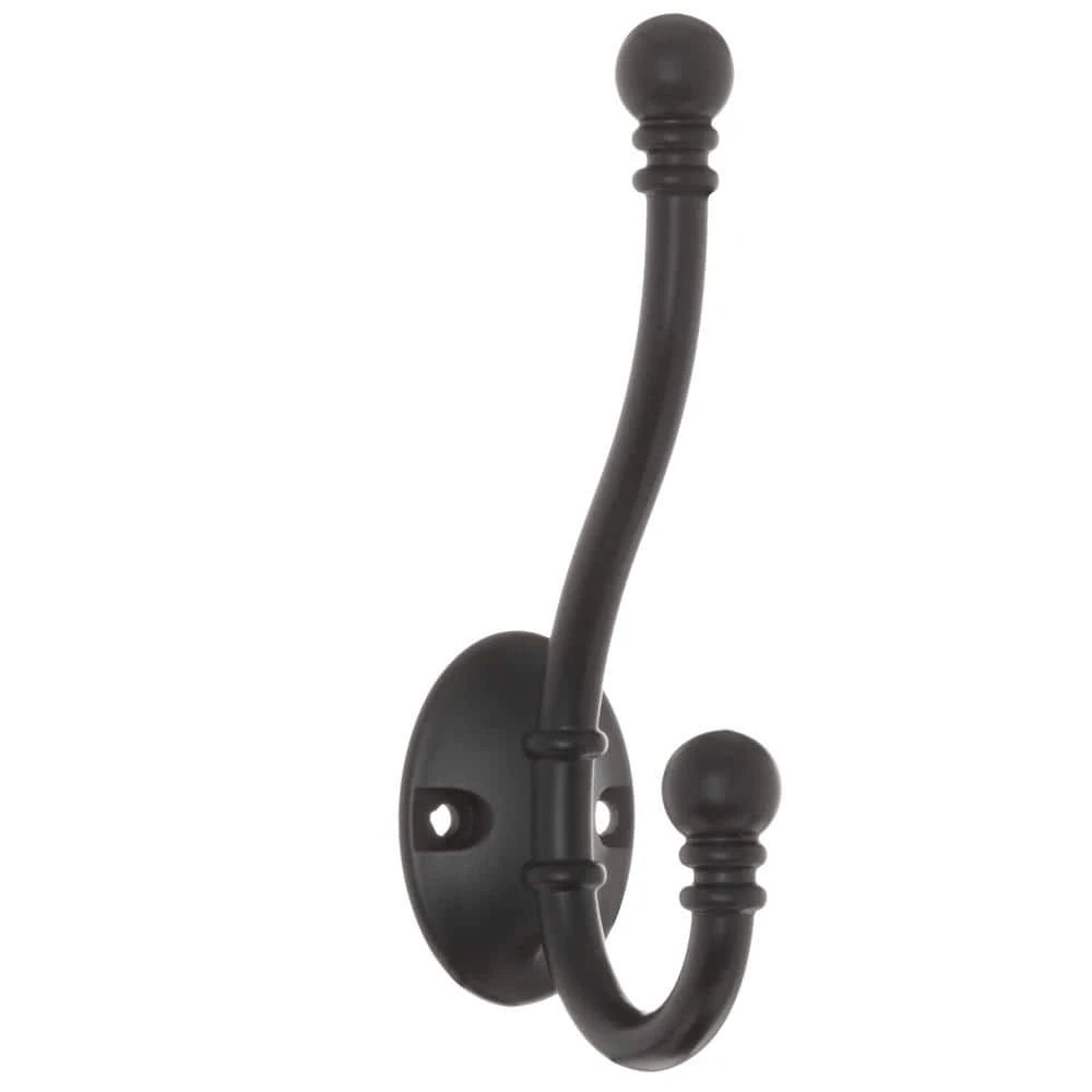 Everbilt Oil-Rubbed Bronze Decorative Coat and Hat Hook 3 Everbilt Oil-Rubbed Bronze Decorative Coat and Hat Hook - Image 3