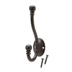 Everbilt Oil-Rubbed Bronze Decorative Coat and Hat Hook